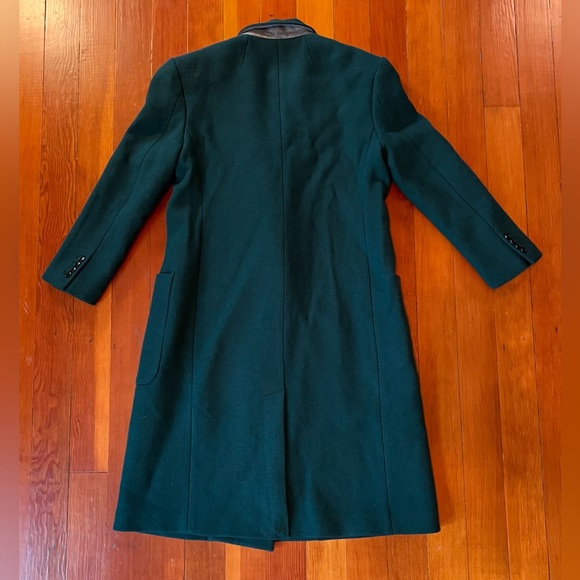 Madewell NWOT Elegant Emerald Green Double-Breasted Women's Wool Coat - Medium - Picture 6 of 7